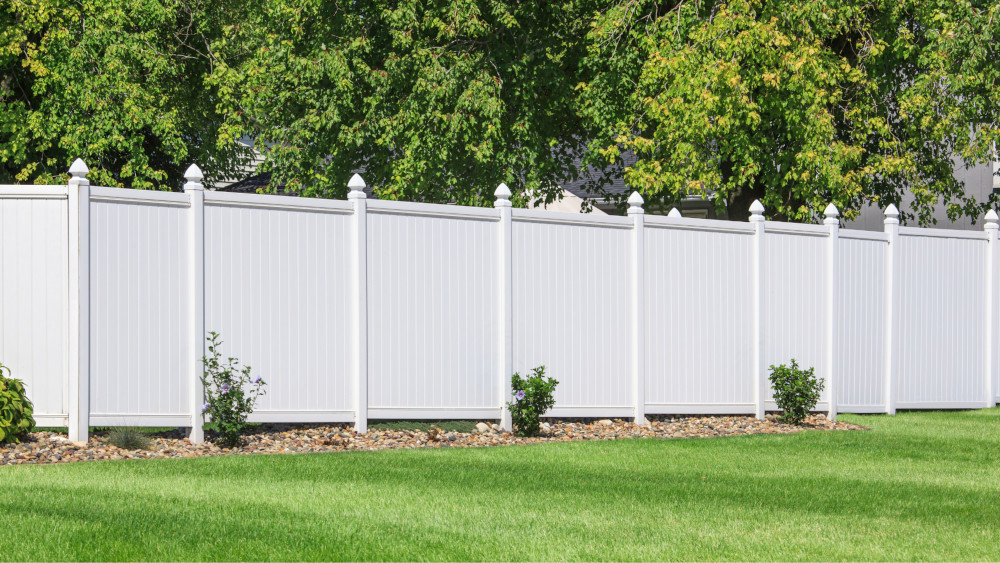 Picket-Top PVC Privacy Fence