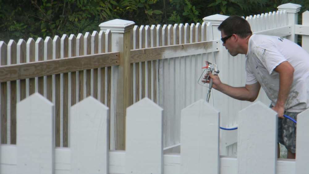 Fresh White Fence Transformation