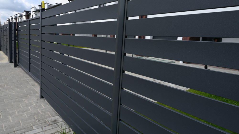Horizontal Metal Fence Gate